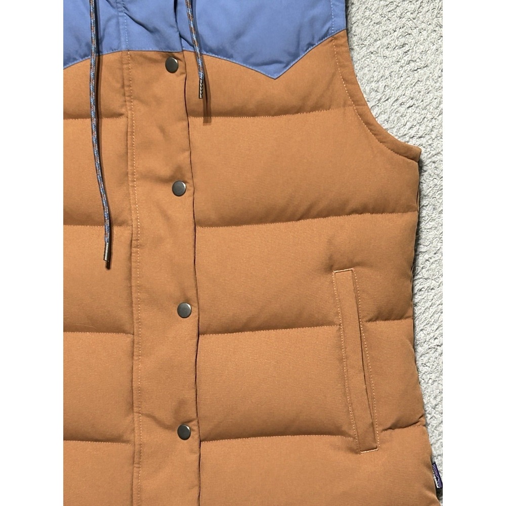 Patagonia Bivy Hooded Down Vest Womens Small Puffer Outdoor NWOT - Picture 2 of 12